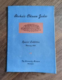 Archaic Chinese Jades C T LOO，《中国高古玉器特展》，1940年1版1印，平装