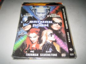 DVD  蝙蝠侠与罗宾 Batman & Robin (1997)   阿诺·施瓦辛格 / 乔治·克鲁尼 / 克里斯·奥唐纳 / 乌玛·瑟曼