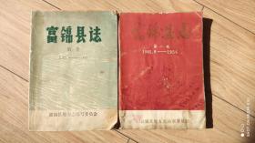 富锦县志 第一卷(上古-1945) 第二卷(1945-1956).