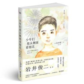 少年们想从侧面看烟花