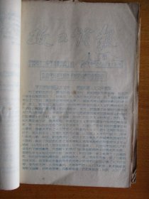 宁波第十一中学革委会1974.1975年宁波第十一中学革委会政工组编：《政工简报》1—15期、“学习冬子.做党的好孩子”等文章11篇、教育革命简报.学大寨地委常委藏效美作任务报告共4份【合订厚本】