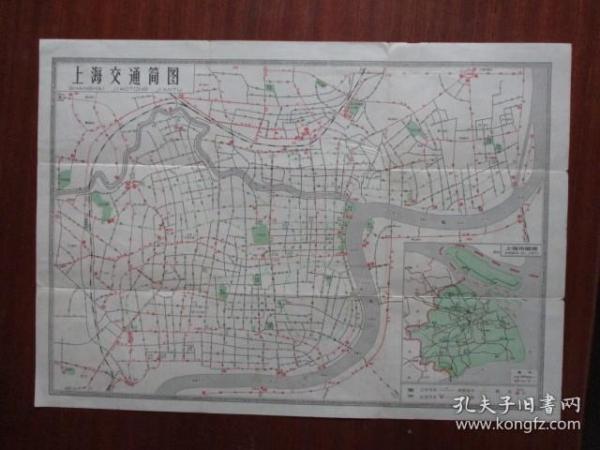 1964年上海交通简图