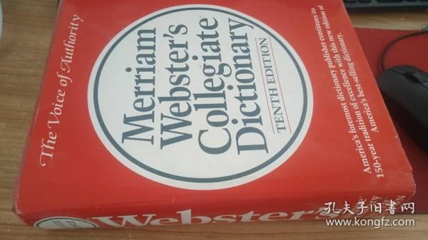 Merriam-Webster's Collegiate Dictionary （英文原版）韦氏大学词典