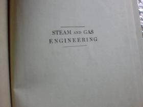 STEAM AND GAS ENGINEERING-BUTTERFIELD JENNINGS-LUCE（英文书）