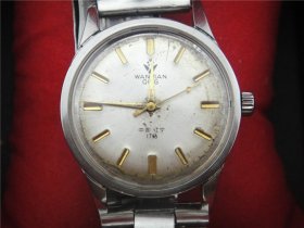 金针金刻度万年青机械表