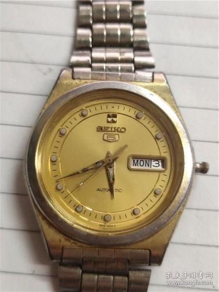 精工5全自动双日历男机械表机芯6309B