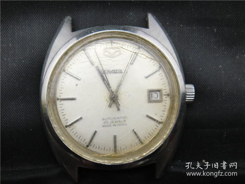 海鸥全自动单日历男机械表