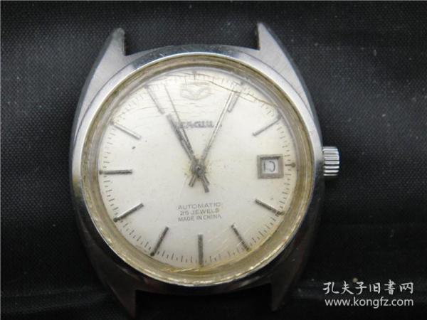 海鸥全自动单日历男机械表