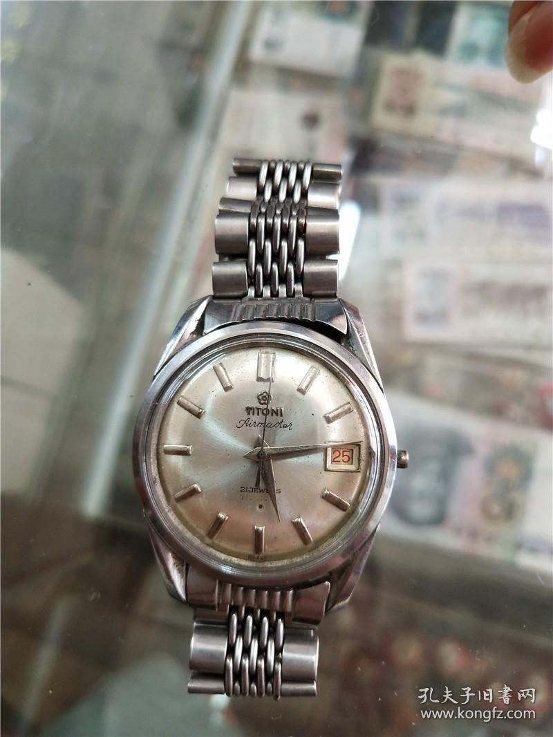 瑞士梅花单日历男机械表机芯1703