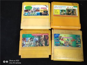 90年代早期游戏带4盒合售