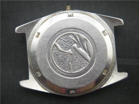 蓝标海鸥男机械表铁花机芯ST6