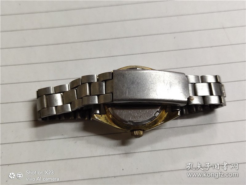 瑞士绿琴单日历女机械表