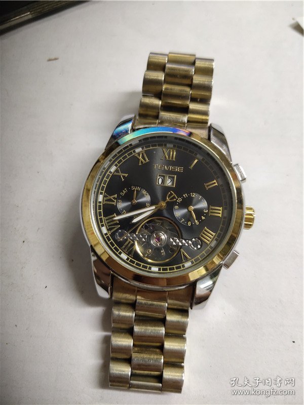 TEVISE全自动单日历男机械表