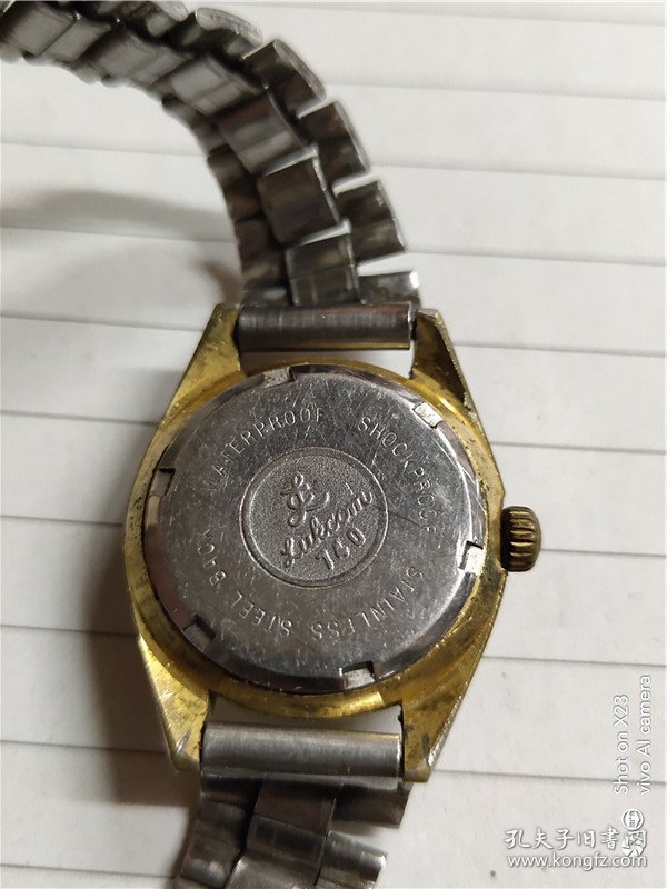 瑞士绿琴单日历女机械表