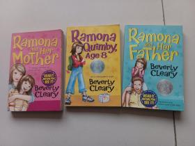 Beverly Cleary:Henry Huggins/Ramona and Her Father/THE MOUSE AND THE MOTORCYCLE（3本合售）