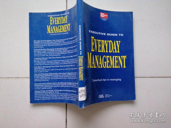 EXECUTIVE  GUIDE  TO  EVERYDAY  MANAGEMENT