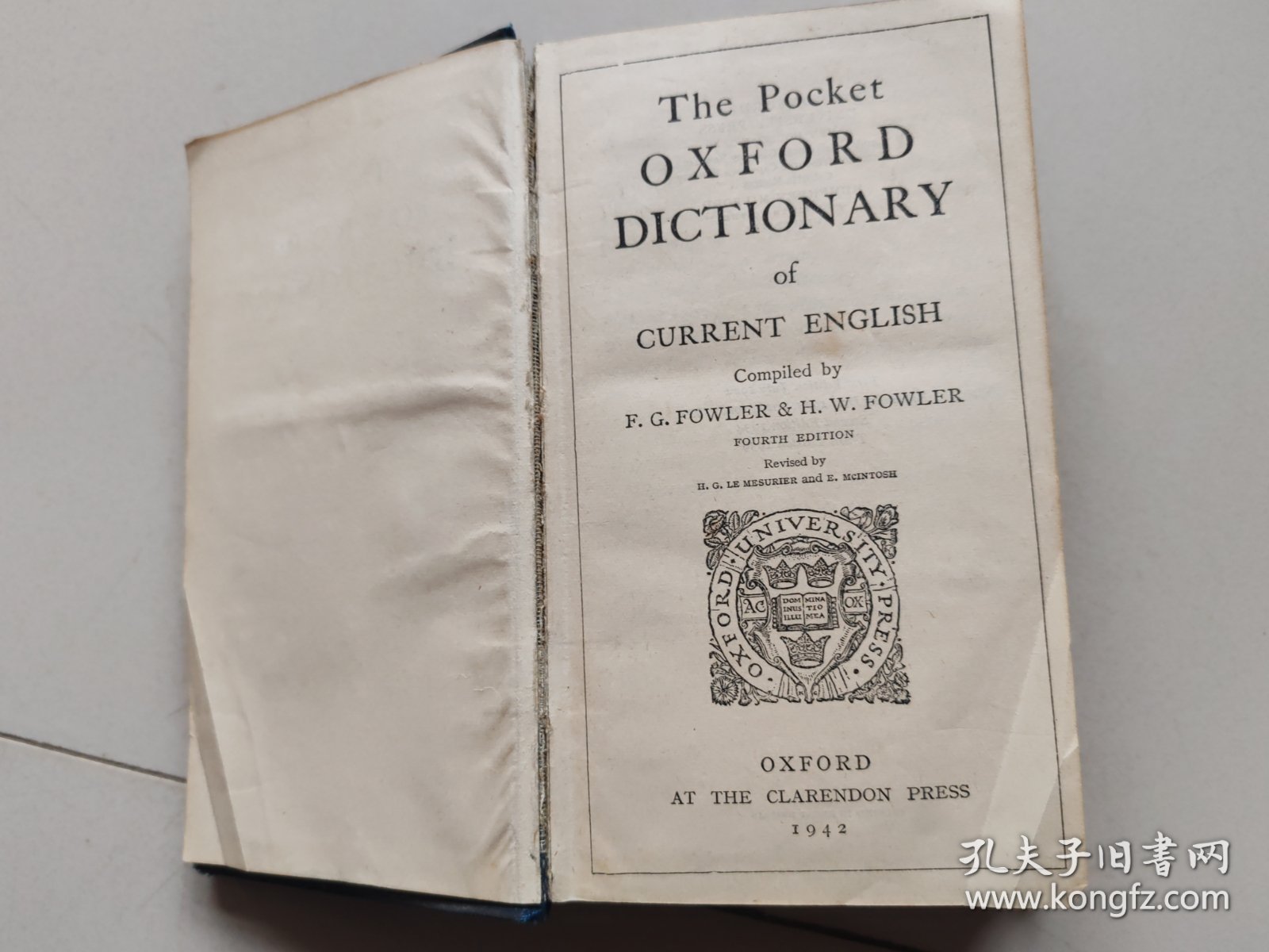 POCKET  OXFORD  DICTIONARY