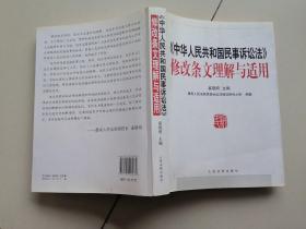 《中华人民共和国民事诉讼法》修改条文理解与适用