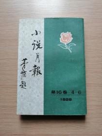 小说月报1925年第16卷4-6   影印彩色插图竖排版（1982年新一版一印）23张实物照片