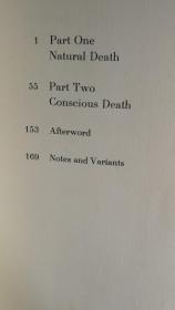 A HAPPY DEATH   （精装有外封毛边本，1972年美国原版第一版.作者系法国哲学家，文学家，于1957年获得诺贝尔文学奖。）