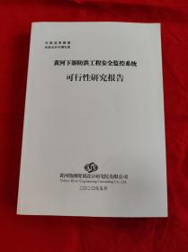 黄河下游防洪工程安全监控系统可行性研究报告