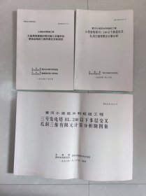 黄河小浪底水利枢纽工程三号发电站EL.210以上多层交叉孔洞三维有限元计算分析+附图集