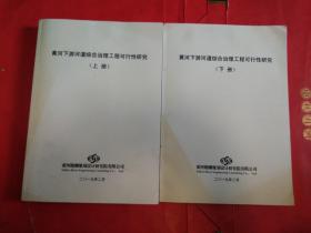 黄河下游河道综合治理工程可行性研究 上下册