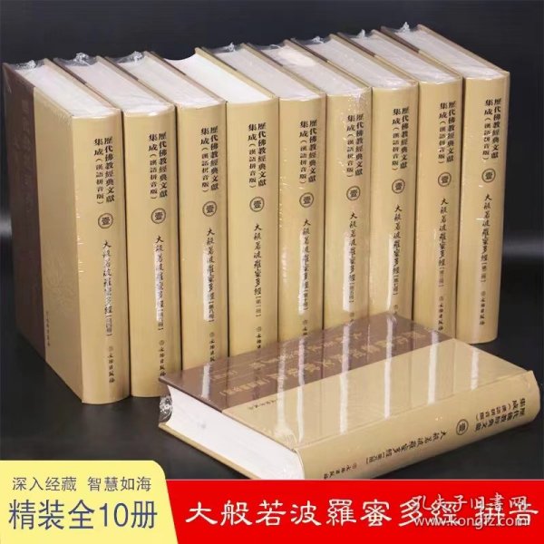 历代文献集成 大般若波罗蜜多经 大般若经10册 600卷汉语拼音