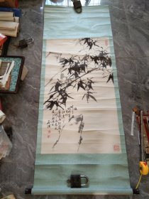 辽宁省著名书画家，鞍山市美协主席孟浩竹子画