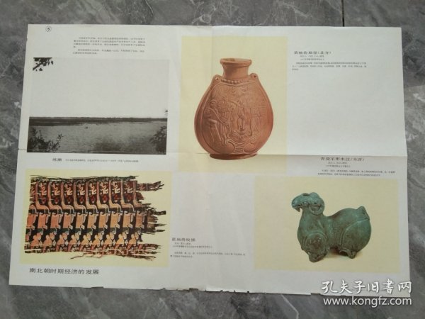 80年代历史挂图-南北朝时期经济的发展。