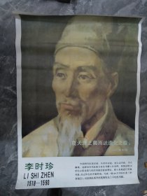 90年代名人年画李时珍