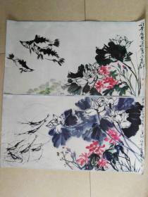 80年代名家花卉年画16张