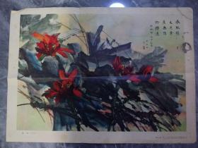 1979年年画荷花（中国画）