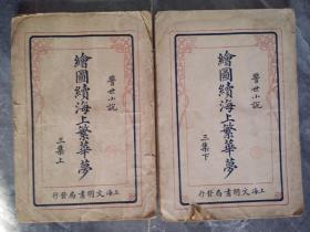 民国警世小说上海十姊妹，上、下册一套