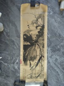 50年代唐云作墨荷年画