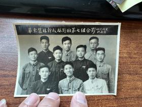 1953年，华东农林干校林野班第七组合影，于南京，照片