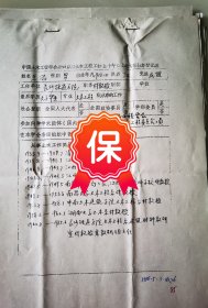 原长沙铁道学院（现中南大学）土木工程系王浩教授签名个人简历资料，1986年《中国土木工程学会表彰从事土木工程五十年以上老专家推荐表》。王浩教授曾担任南昌大学、中南土木建筑学院、湖南大学、长沙铁道学院等多所大学的土木工程教授。