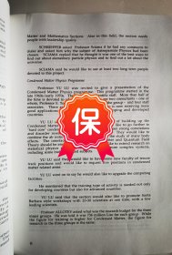 中国科学院院士、“两弹一星”元勋 周光召 签批国际理论物理中心主任米格尔·维拉宿（Miguel Virasoro）关于第25届 ICTP理事会会议记录资料1组，记录中提及由suzhoabin代替不能出席的李政道和周光召参加。