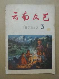 云南文艺【1973年12月，第3期】（扉页毛主席语录，内有连环画）