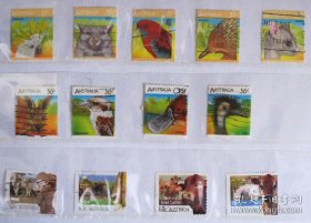澳大利亚邮票----动物（信销票）