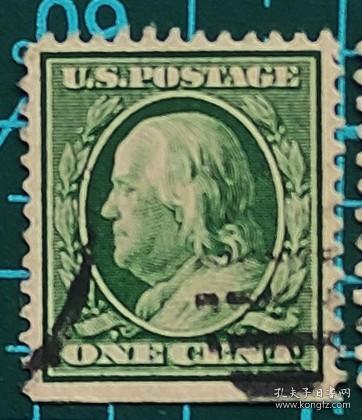 美国1914年邮票----华盛顿（信销票）