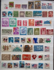 外国邮票----混合邮票集锦57（信销票）