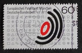 德国邮票----慕尼黑欧洲专利局百年 / 77年邮票日 /  蜜蜂采蜜（信销票）