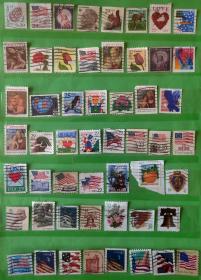美国邮票-----混合小票（信销票）