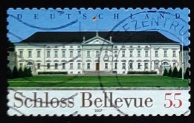 德国邮票-----贝尔维尤城堡 / 柏林旧风貌建筑 / 英美占领区邮票 吕贝克老城大门 / 城市建筑（信销票）