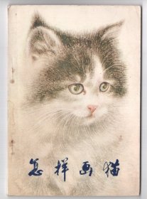 上世纪八十年代版  《怎样画猫》