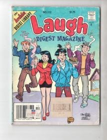 国外彩色漫画本  《Laugh  DIGEST  MAGAZING》（阿赫）