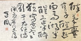 王廷风 草书横幅 手写书法