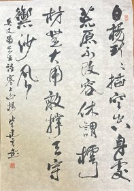 柴建方 行书小中堂 手写书法