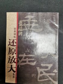 经典碑帖还原放大集萃张迁碑上海人民美术出版社